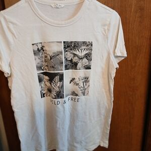 Maurices White Graphic Tee - Wild & Free